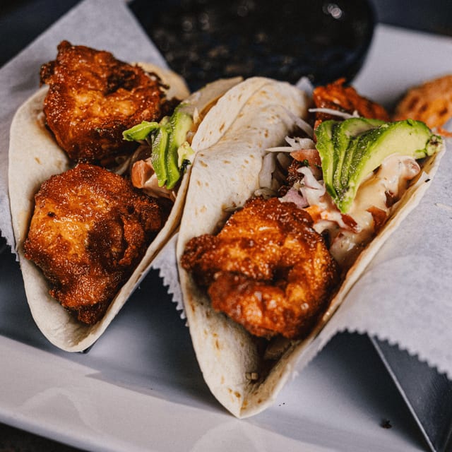 Fried Shrimp Tacos (2 Pieces).