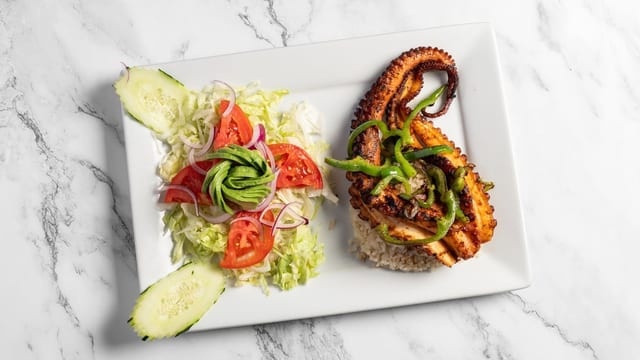 Pulpo Zarandeado.